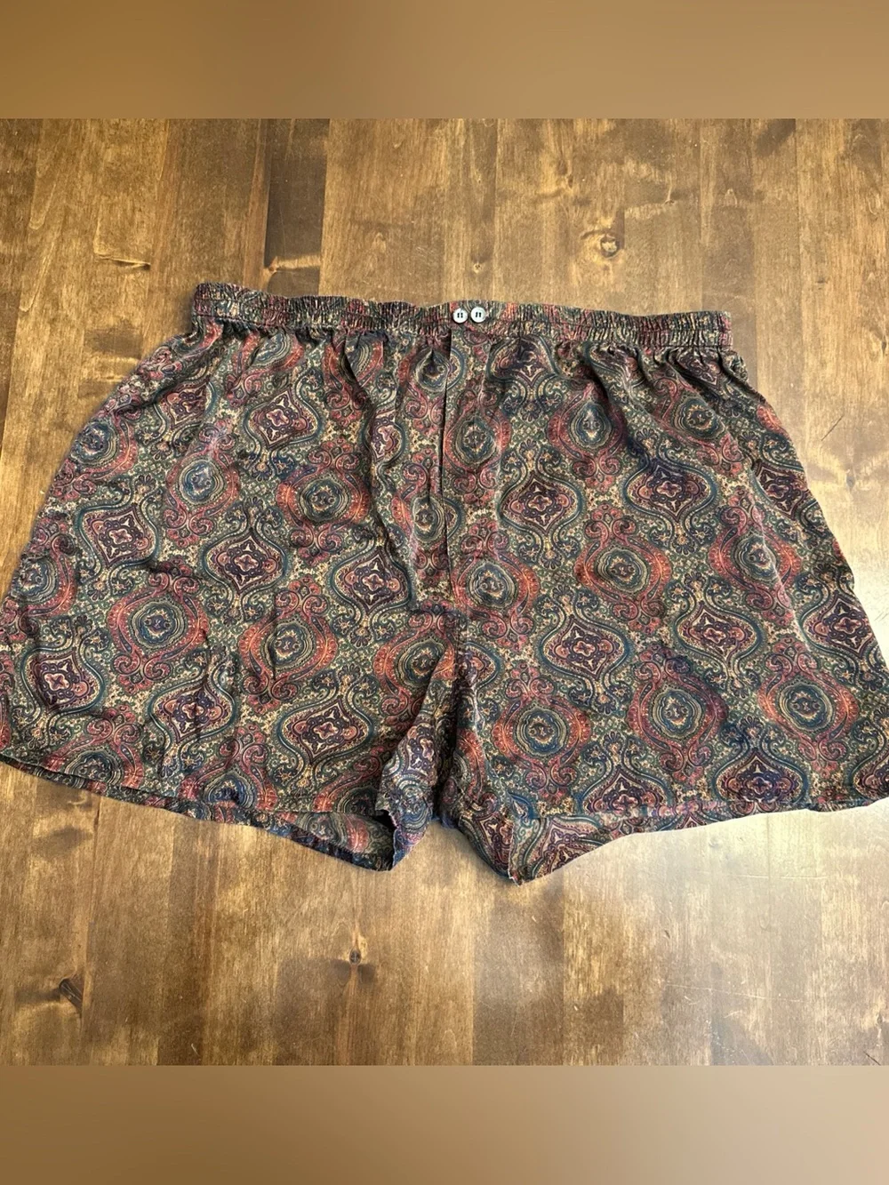 Vintage 90s Victorias Secret Mens 100% Silk Short XL